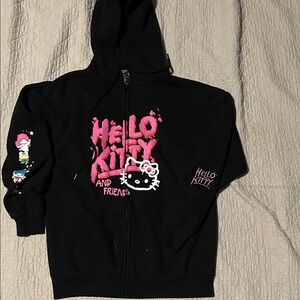 Hello Kitty and Friends- Black and Pink women’s Hoodie